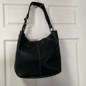 Lucky Brand Vintage pebbled XL Hobo Bag